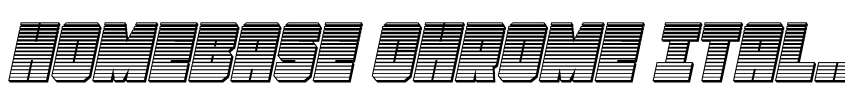 Preview Homebase Chrome Italic