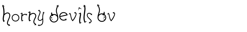 Preview Horny Devils BV
