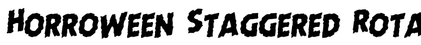 Preview Horroween Staggered Rotalic