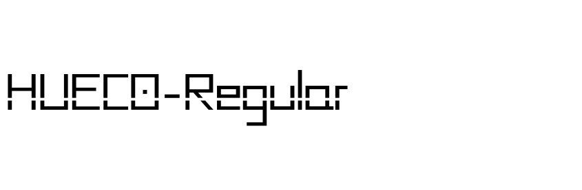 Preview HUECO-Regular