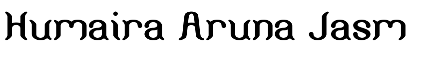 Preview Humaira Aruna Jasmine Bold