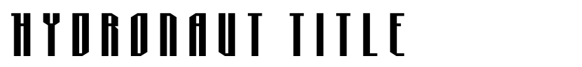 Preview Hydronaut Title