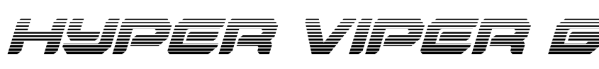 Preview Hyper Viper Gradient Italic