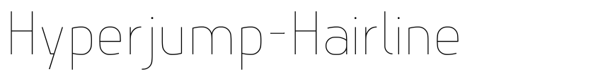 Preview Hyperjump-Hairline