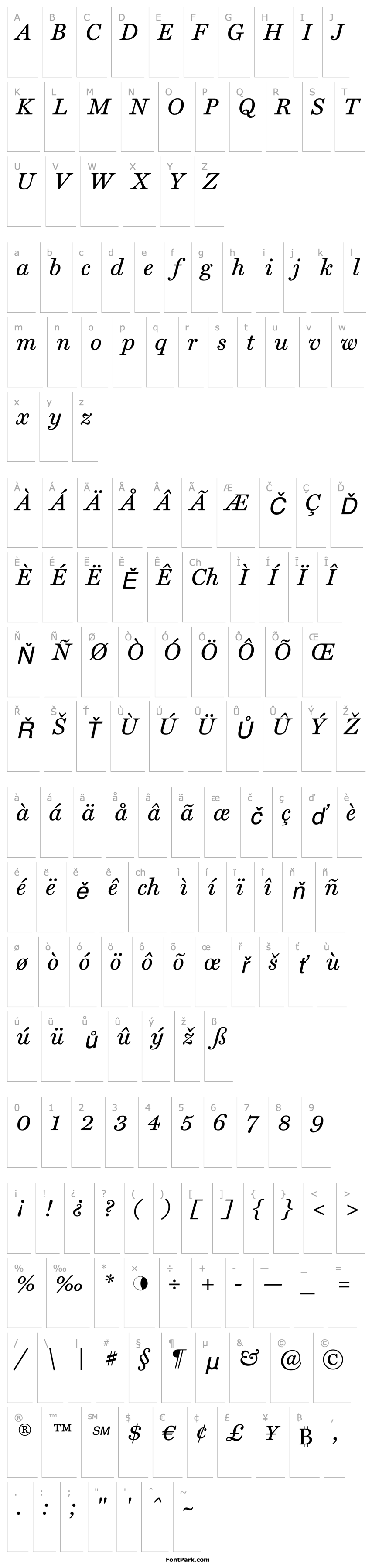 Overview Home Italic