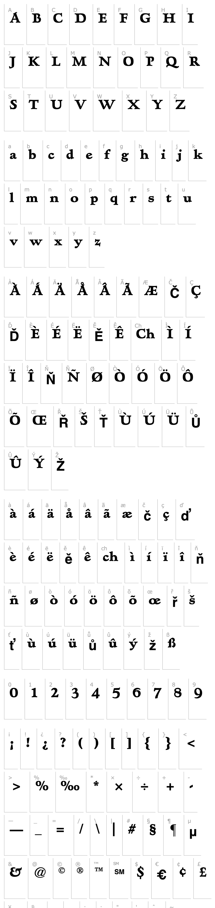 Overview Hadriano-ExtraBold