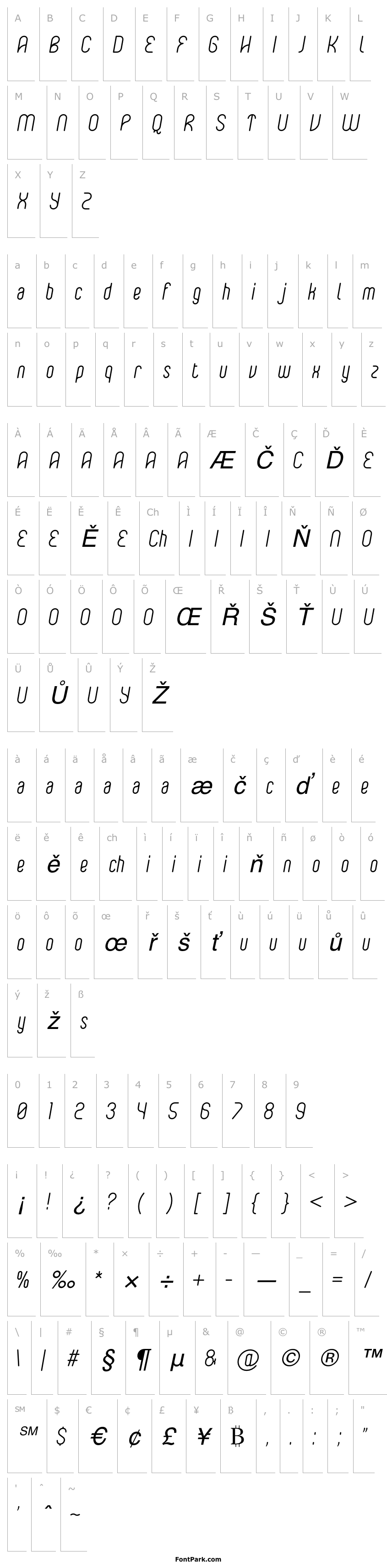 Overview Hakone Italic Italic