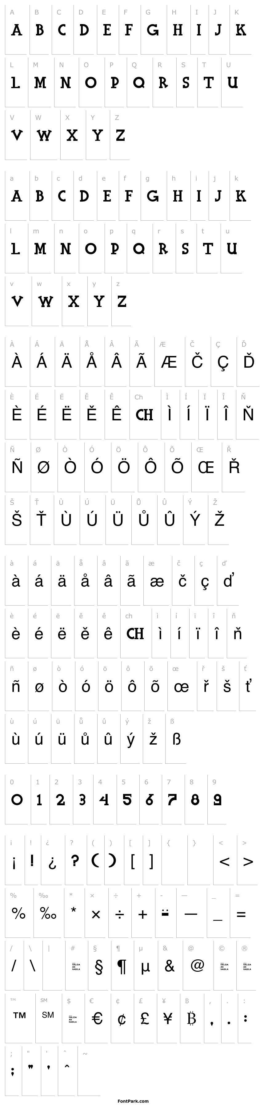 Overview Halidians Blockserif