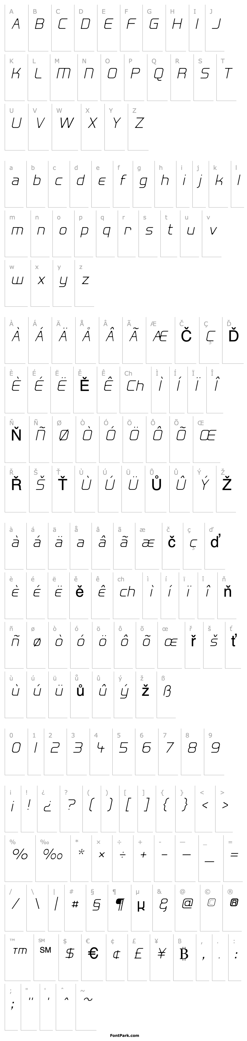 Overview Hall Fetica Decompose Italic