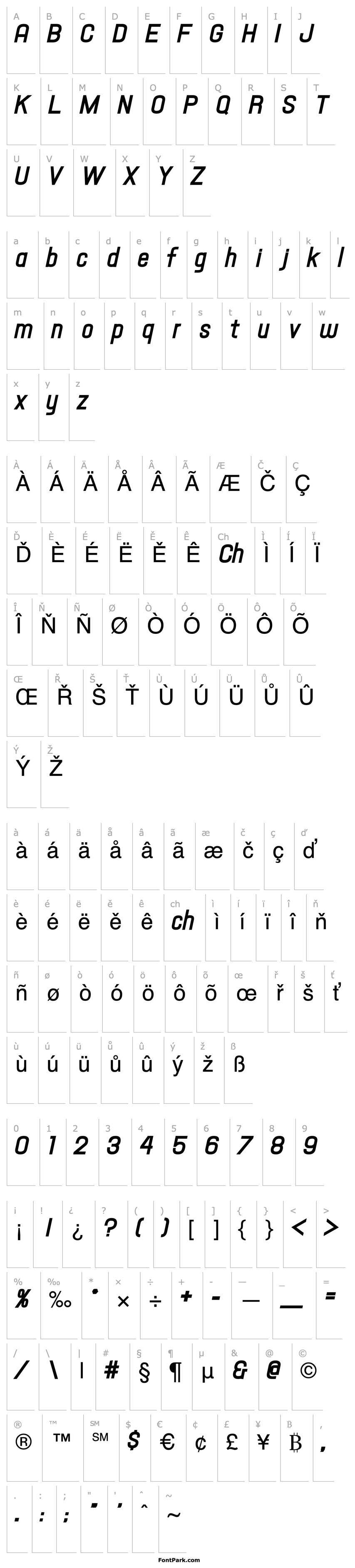 Overview Hallandale Text Bold Italic JL