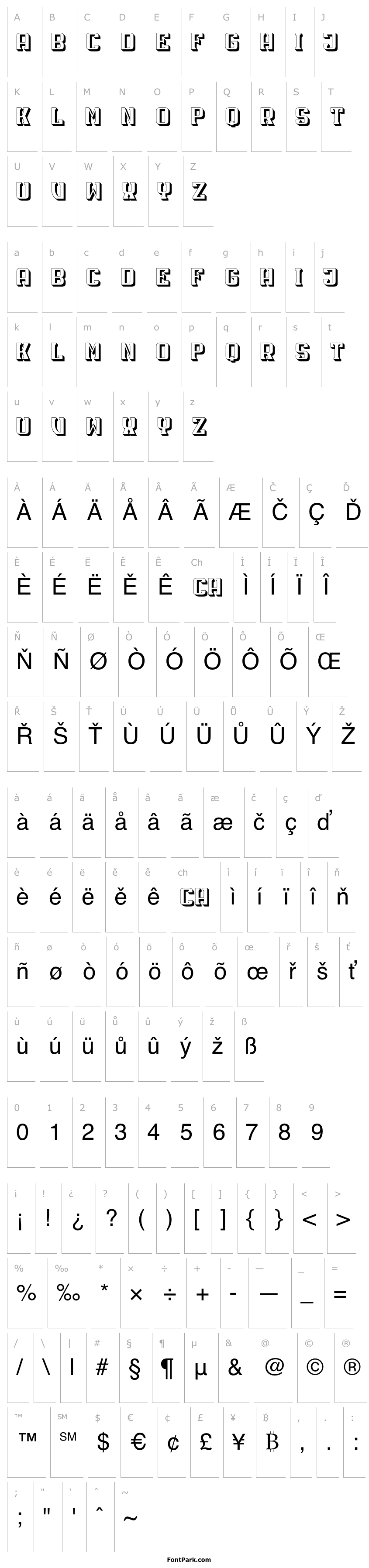 Overview Hals Hollow Condensed Regular