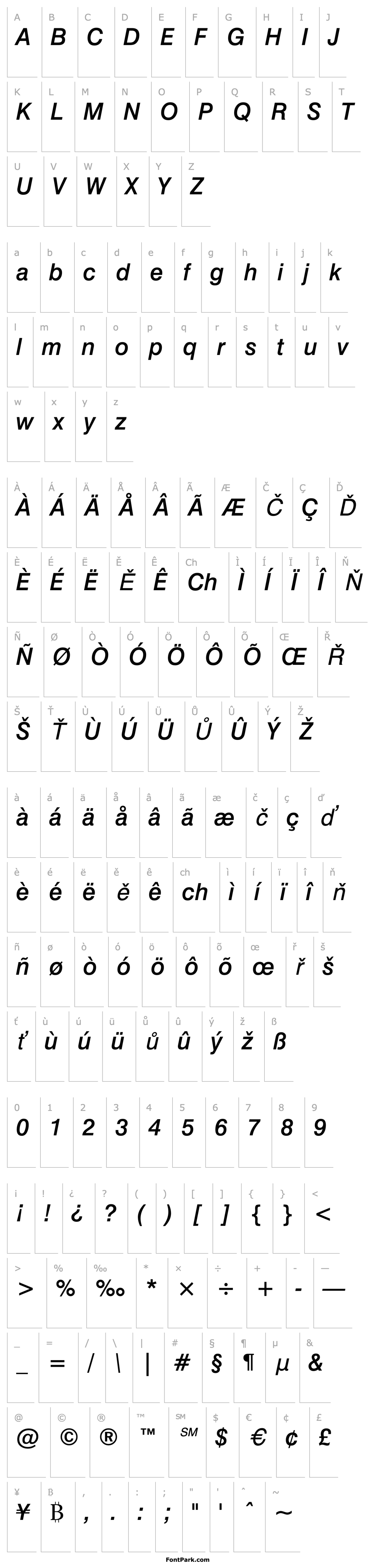 Overview HalvettMedium Italic