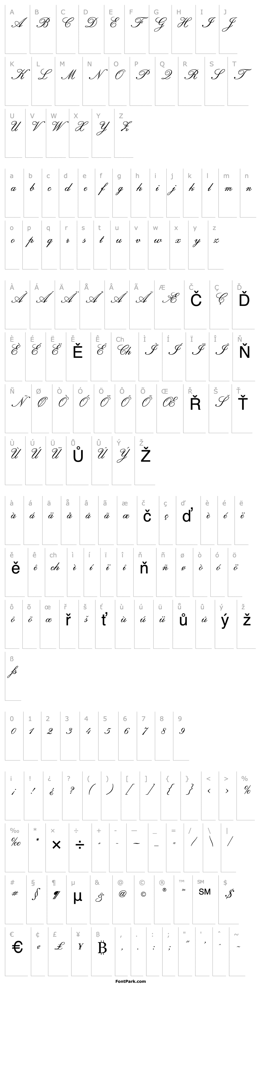 Overview Hampton Script