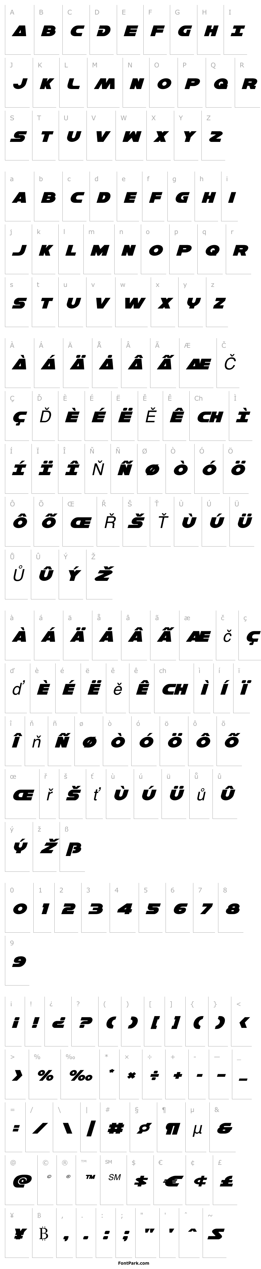 Přehled Han Solo Expanded Italic