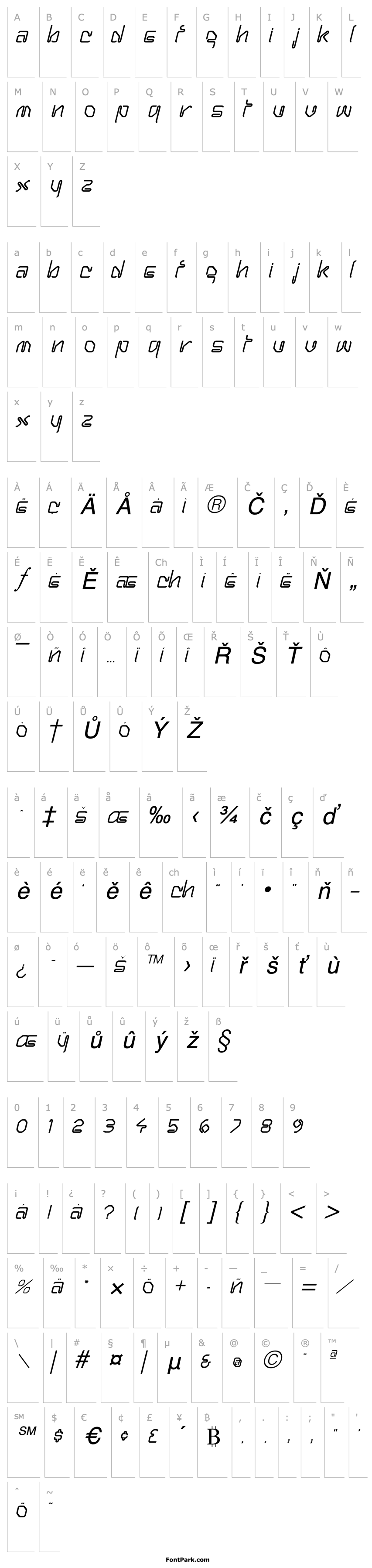 Overview Hanger Italic