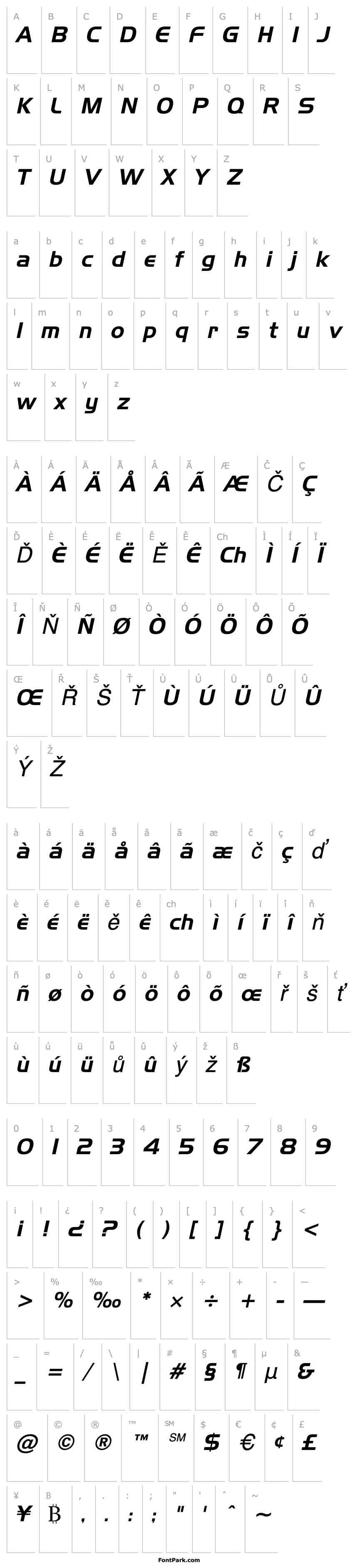 Overview Hanzel Italic