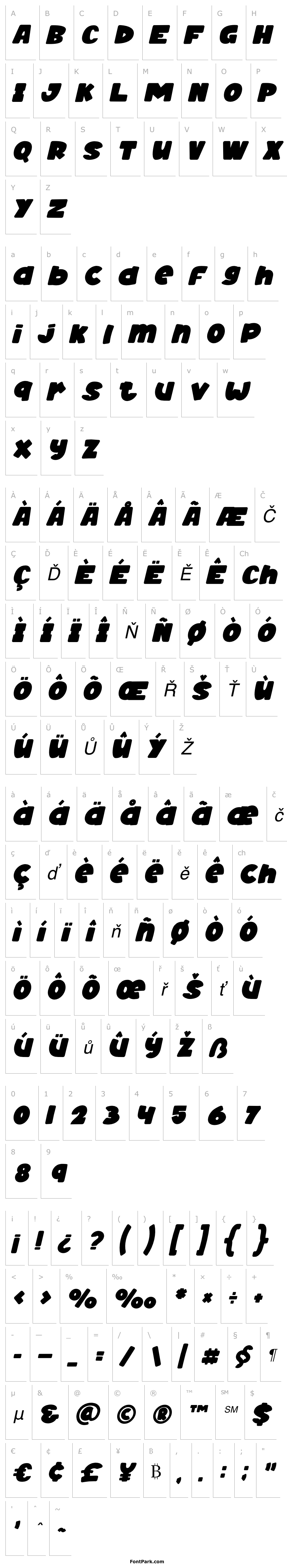 Přehled HAPPY DONUTS Italic