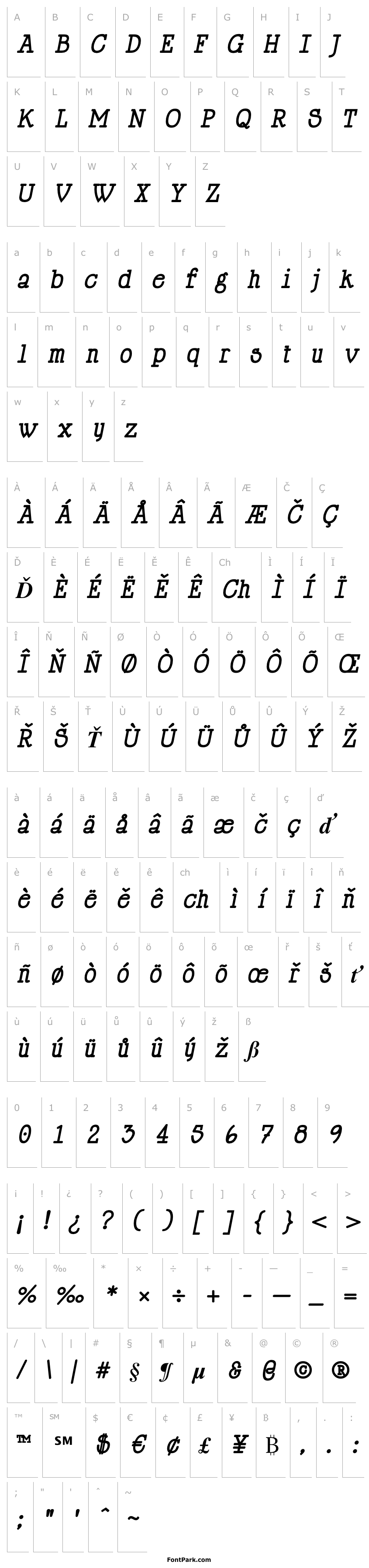 Overview Happy Phantom Bold Italic