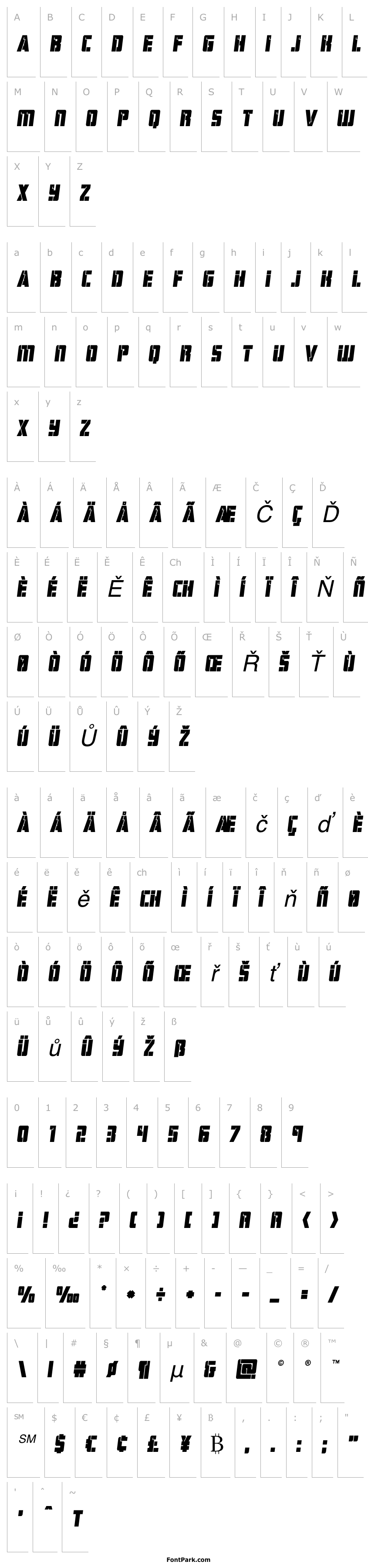 Overview Hard Science Bold Semi-Italic