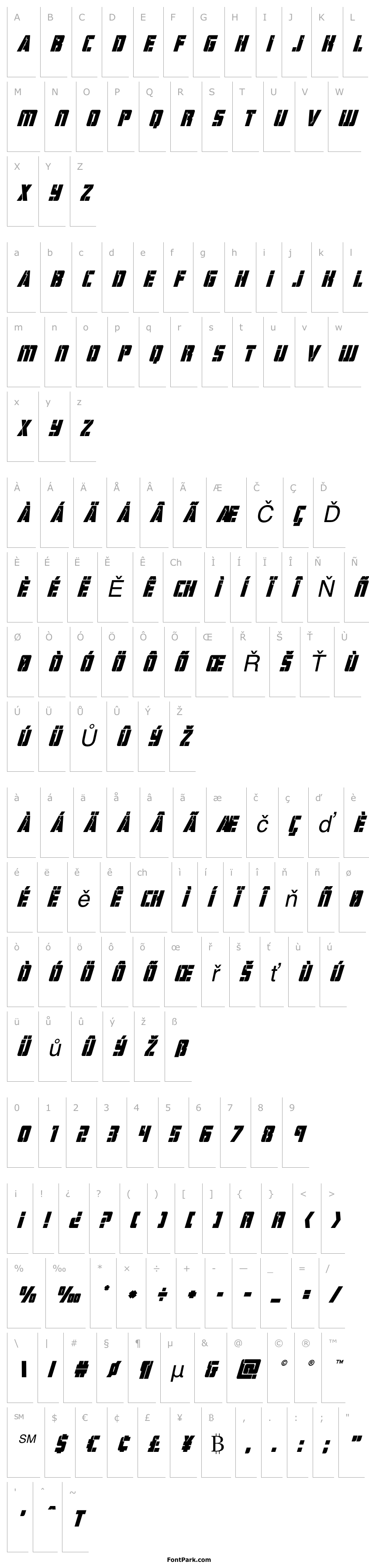 Overview Hard Science Bold Super-Italic