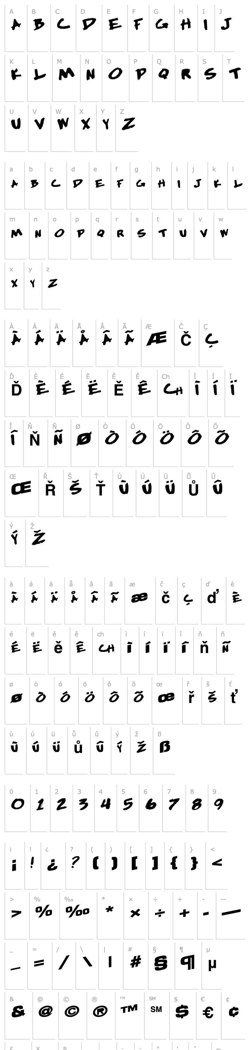 Overview HardlyLeft55 Bold