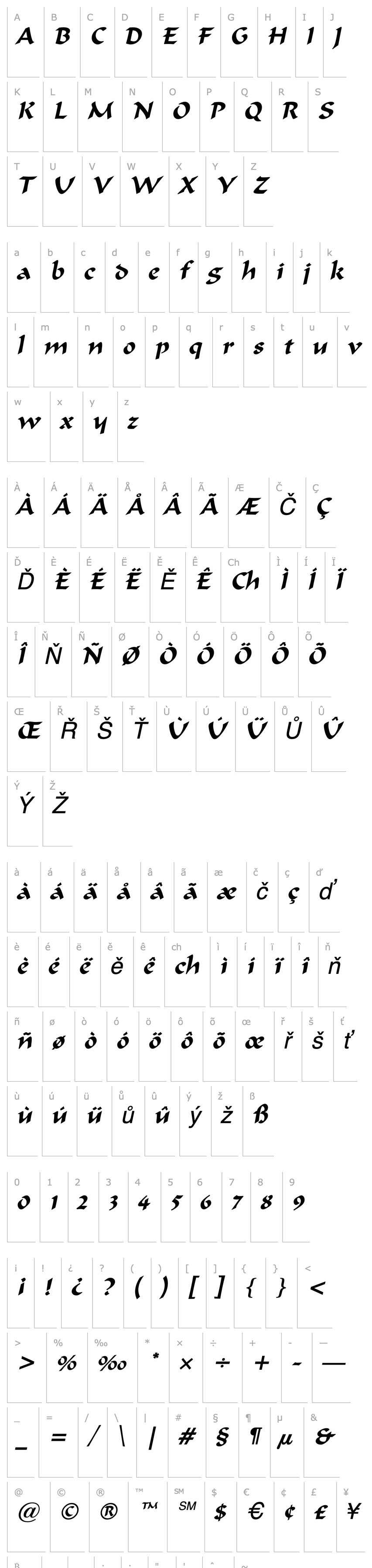 Overview Harem Italic