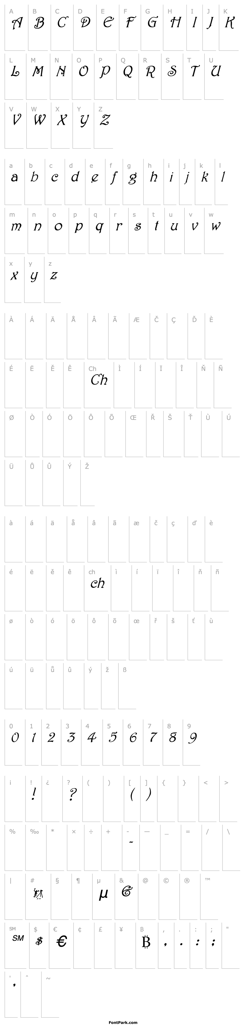 Overview Harrington Italic