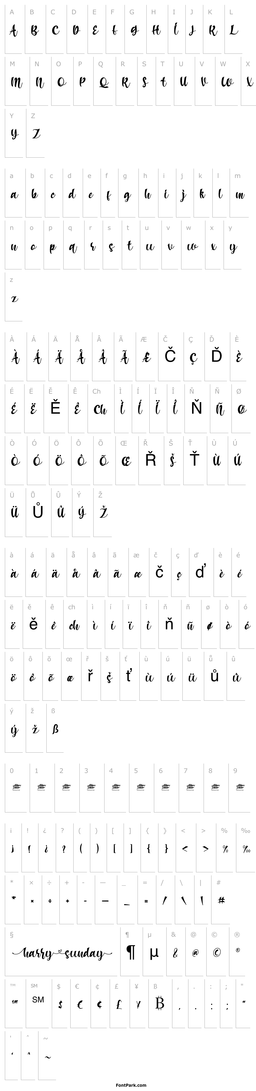 Přehled harry sunday - Personal Use