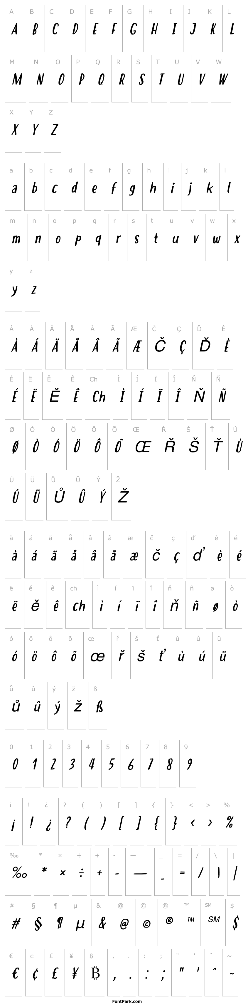 Přehled Hastoler Italic