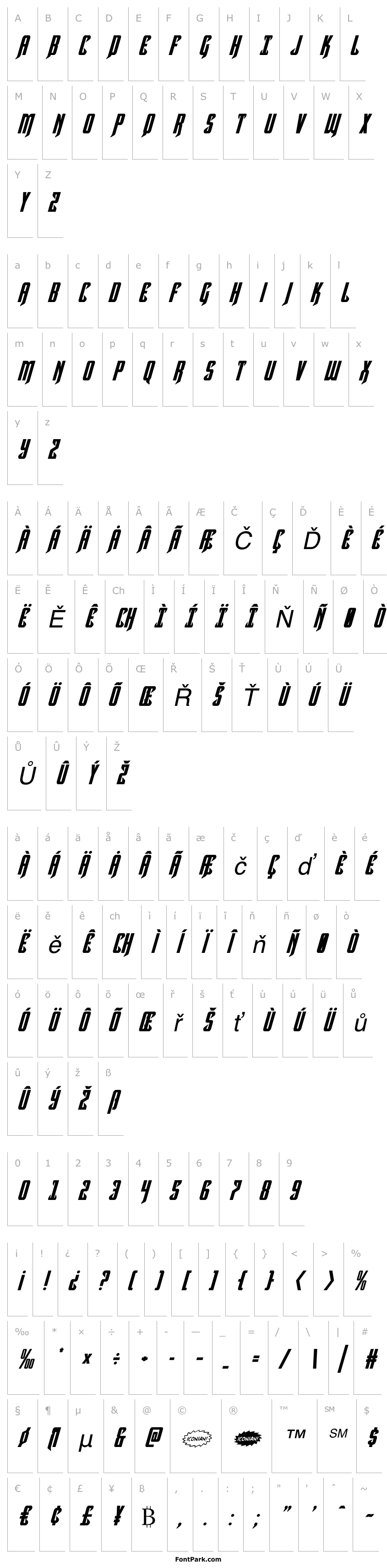 Overview Hawkmoon Italic