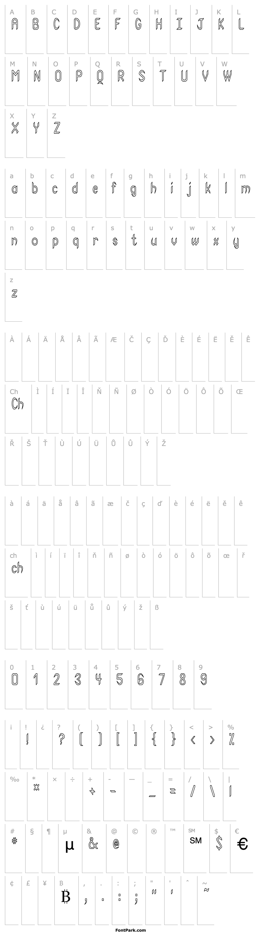 Overview Hazel Condensed Hollow