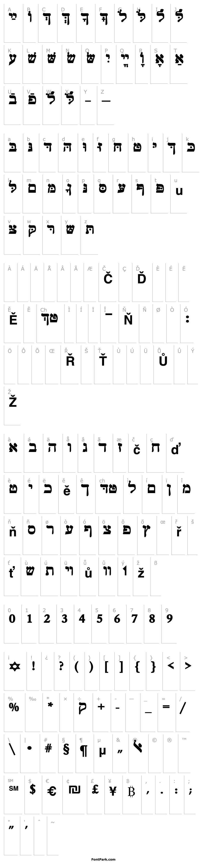 Overview HebrewJoshuaSSK Bold