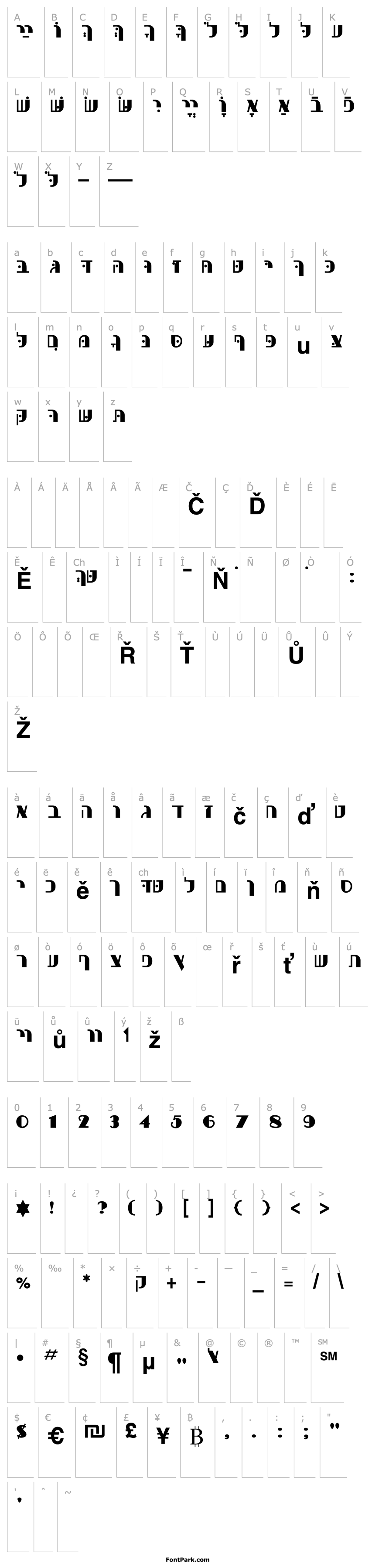 Overview HebrewPurim Bold