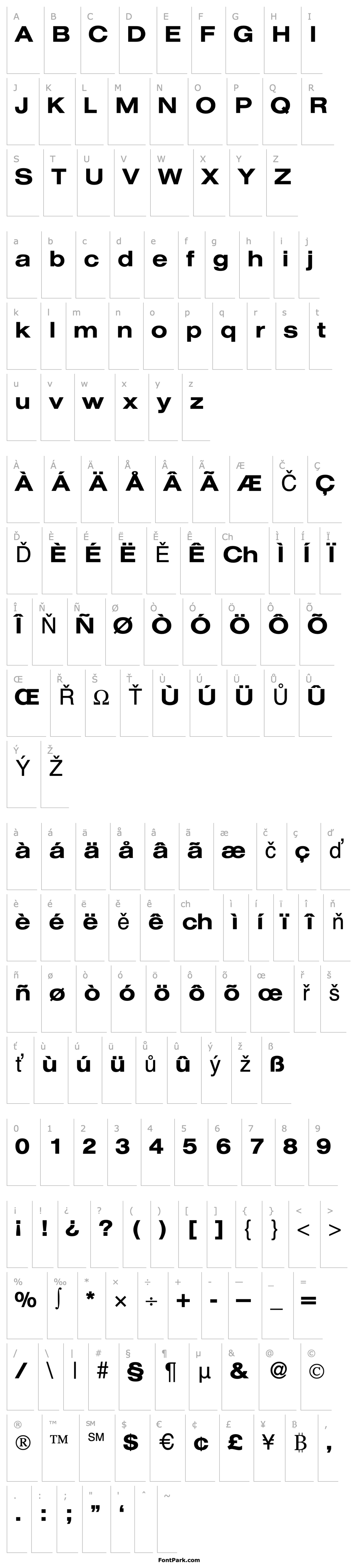 Overview HegelExtendedMedium-Regular