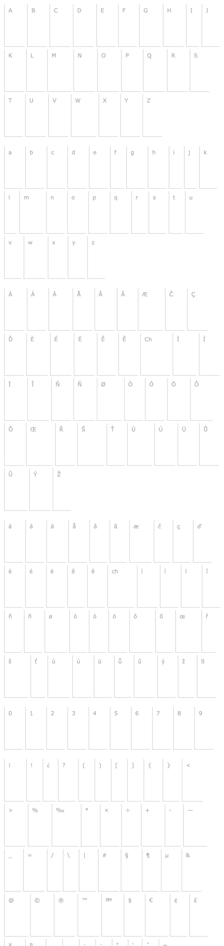 Overview HeliosExtLight Italic