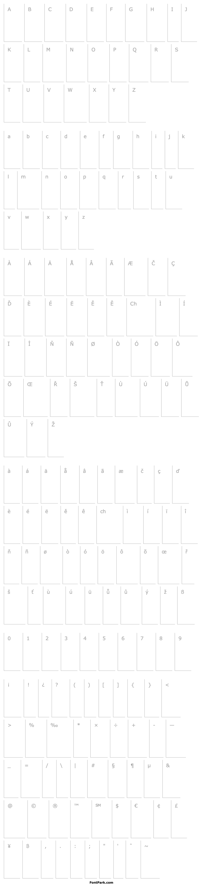 Overview HeliosExtThin Italic