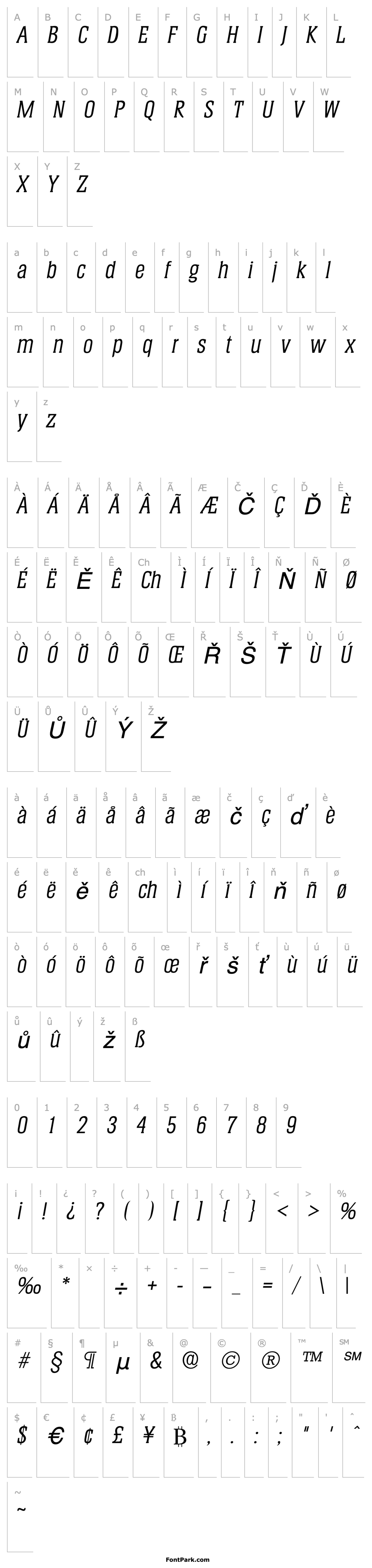 Overview Helium Italic