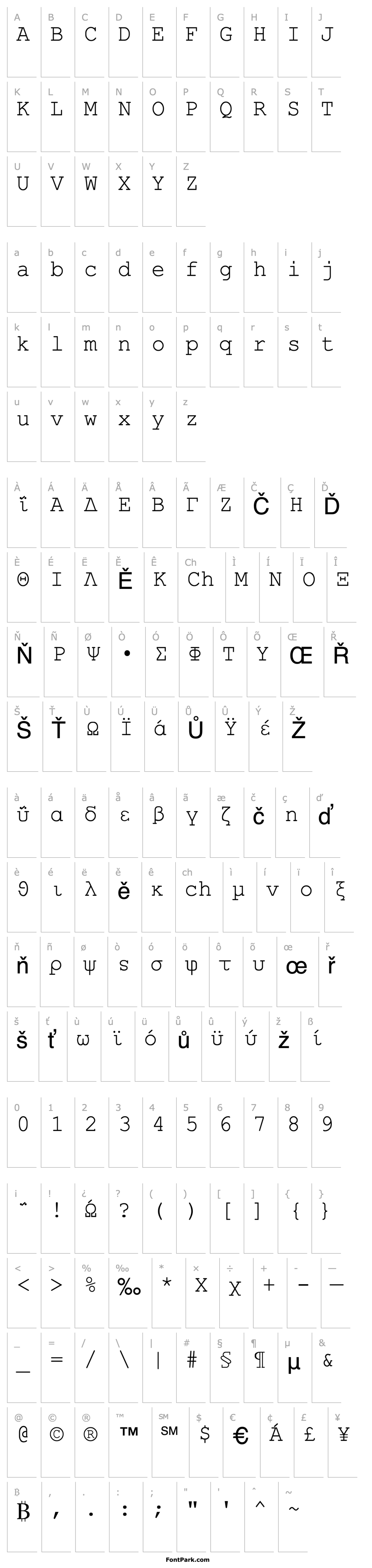 Overview HellasCour Regular