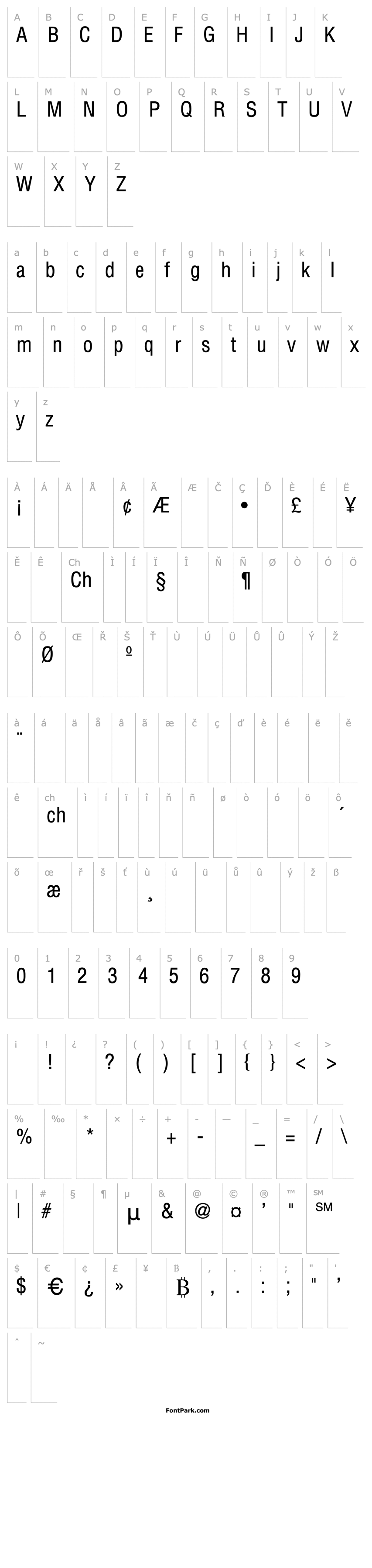 Overview Helvetica-Condensed-Thin