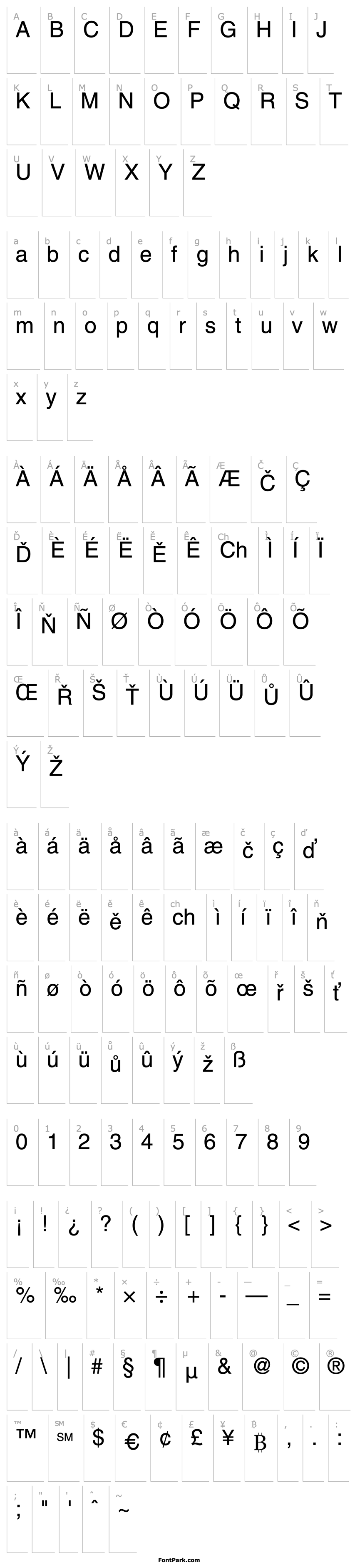 Overview Helvetica