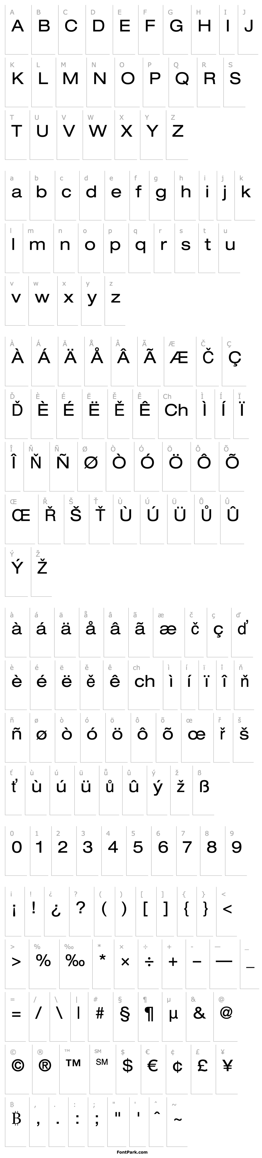 Overview Helvetica LT 53 Extended