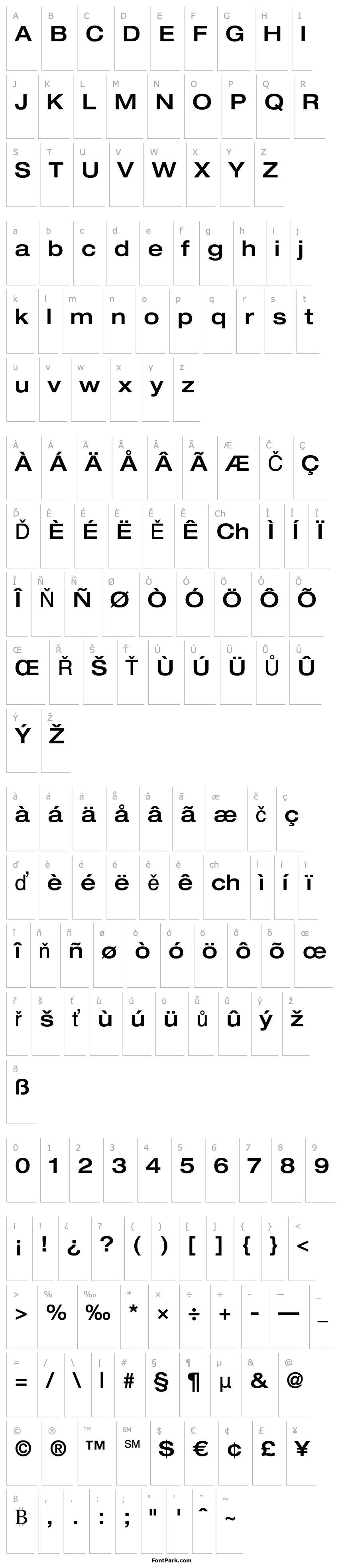 Overview Helvetica LT 63 Medium Extended