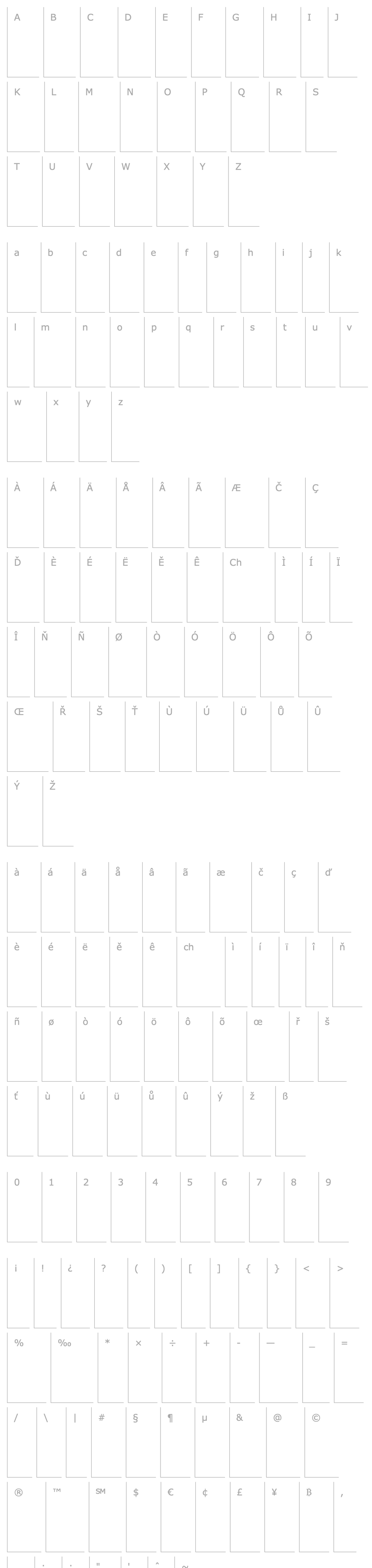 Overview Helvetica LT 85 Heavy