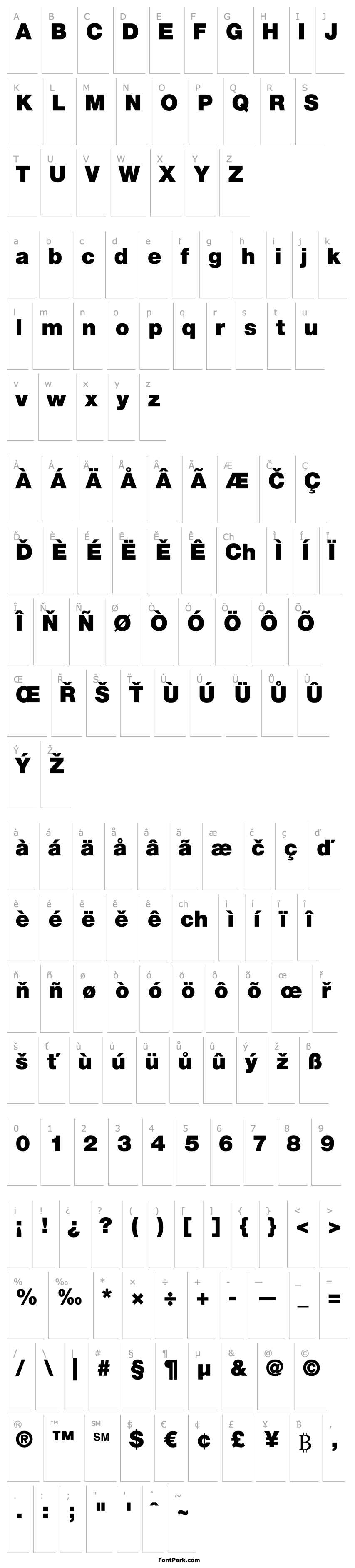 Overview Helvetica Neue LT Com 95 Black