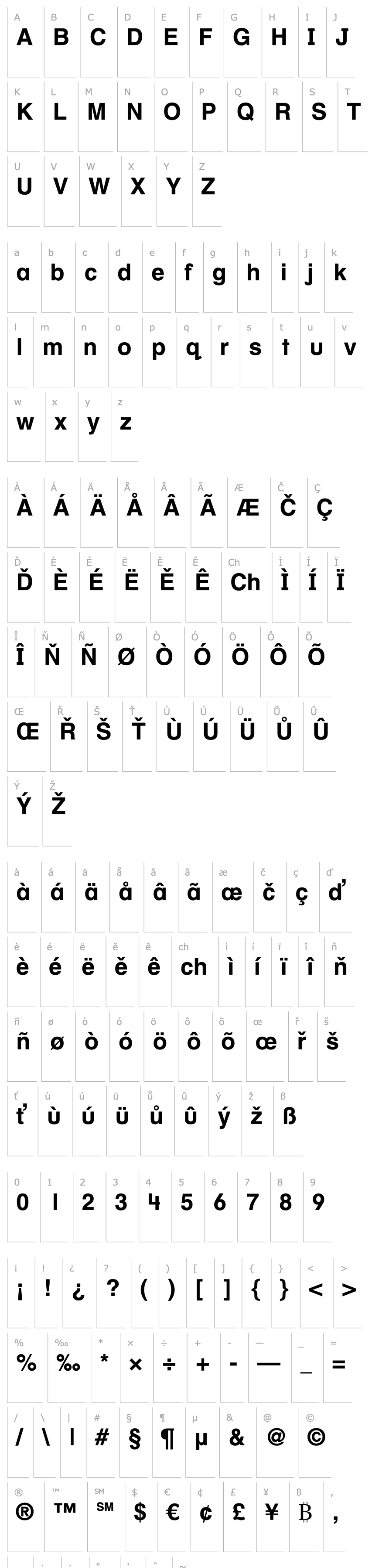 Přehled Helvetica Textbook LT Bold