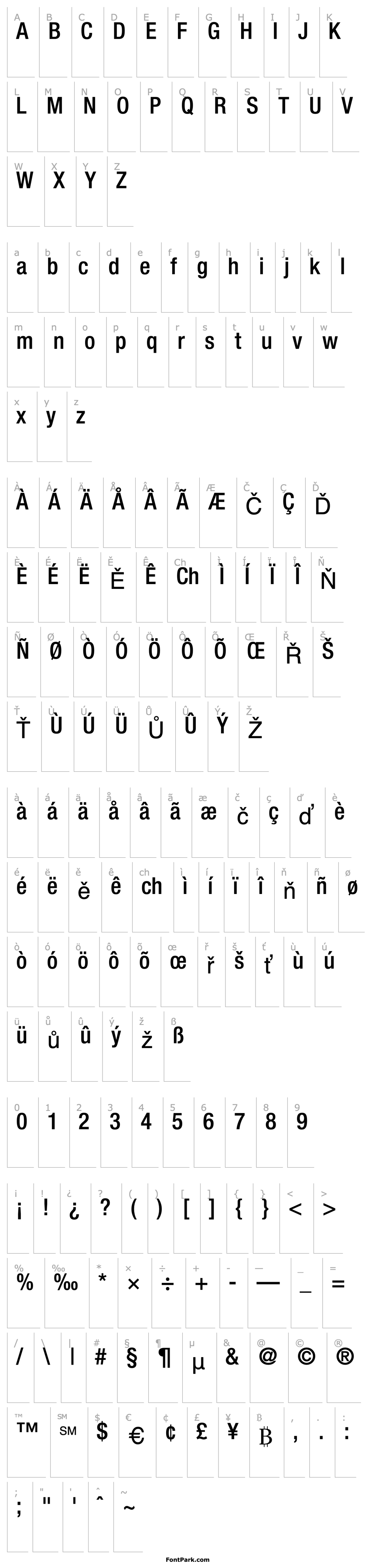 Overview Helvetica67-CondensedMedium