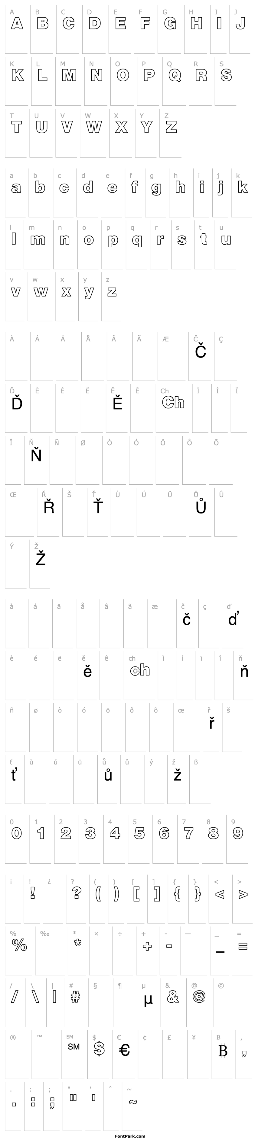 Overview HelvNueOutline