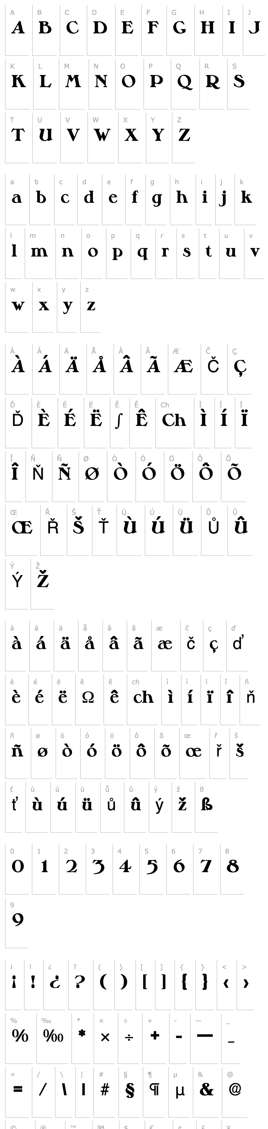 Overview HenryBecker-ExtraBold