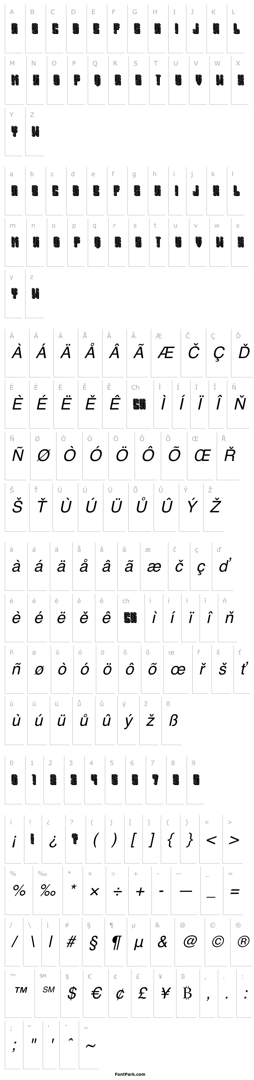 Overview Heritage Black Italic