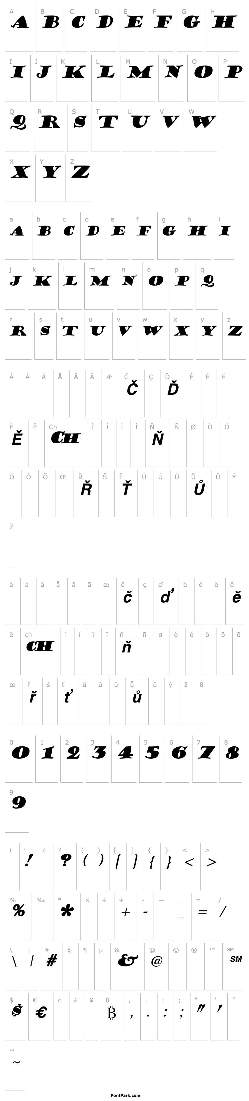 Overview Hermann Bold Italic